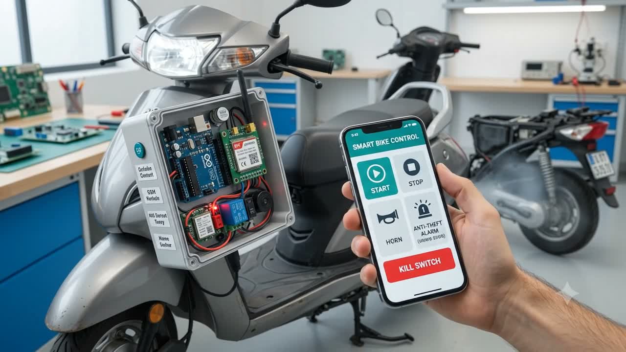 Smart Bike System illustration